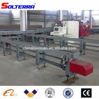 China Solterra CNC H I U Beam Drill Saw Line for Steel Fabrication